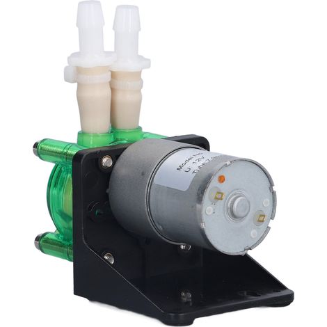 Pompe péristaltique anticorrosion débit élevé 700 ml/min tuyau BPT resist chimique 12V 600mA (1/5)