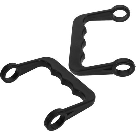 Poignée de Transport pour Cric Hydraulique 2pcs en Plastique Noir, Légère et Robuste, Compatible Cric de Sol Horizontal 2,5 Tonnes (1/5)