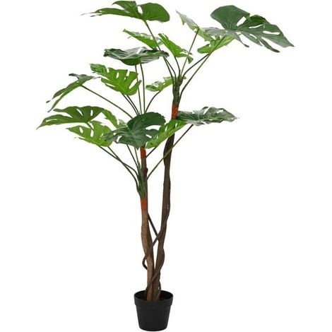 Plante artificielle Monstera verte, 70 x 16 x 130 cm (1/5)