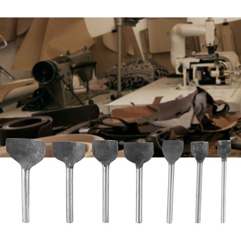 Perforatrice pour cuir à faire soi-même : perforatrice semi-circulaire peu profonde, perforatrice à coins arrondis de 6 mm (1/4 pouce).