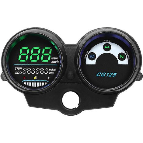 Compteur de vitesse numérique LED pour moto CG125 (2000-2008) - Ventilateur 125 (1/5)