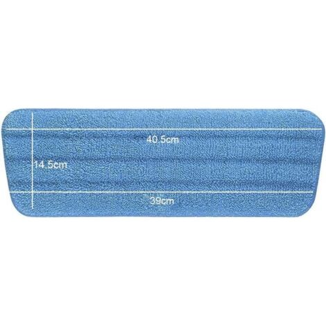 NALOOKAMIC  6pcs Mop Remplacement des Tampons,Microfibre de Pulvérisation de Balai pour Les Serpillères Spray (Bleu