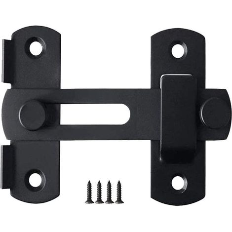 Verrou de porte Wuzhou Verrou de porte coulissante Verrou de porte minuscule Verrou en acier inoxydable Boucle de porte exposée Antivol Boucle de porte coulissante Serrure de porte de chambre Verrou d (1/5)