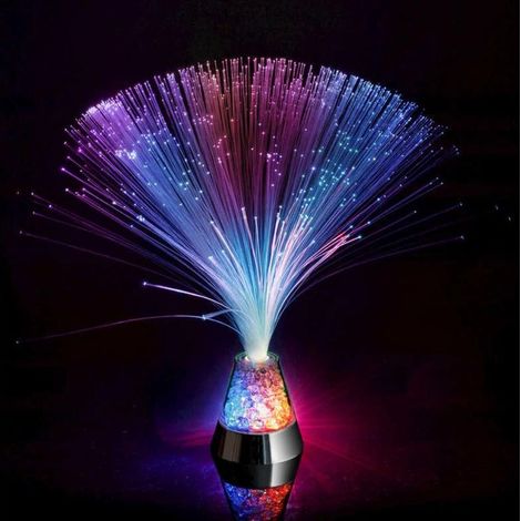 Lampe à fibre optique / lampe à fibre - Choisissez la couleur multicolore (1/5)