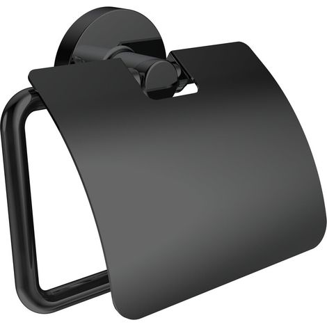 emco round porte-papier, avec couvercle, noir, 430013301