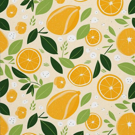 Tela decorativa para exteriores Oxford - Motivo frutal  DX6036 (1/5)