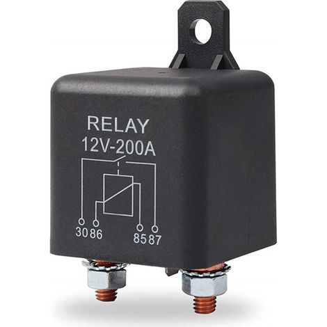 Relais de démarreur automobile ZL180 12 V 200 A avec accessoires (1/4)