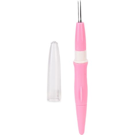 Filznadeln, 3er-Set, komfortabler, ergonomischer Griff, griffig, für Bastelarbeiten und Heimwerkerprojekte, rosa (1/5)