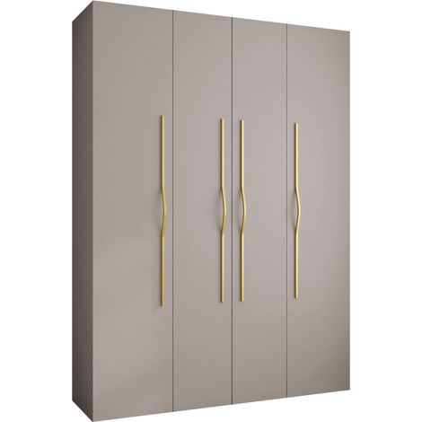 Armoire Hartford 564, Cachemire, 246x180x52cm, Portes d'armoire: Avec des charnières, Nombre d'étagères: 0 (1/5)