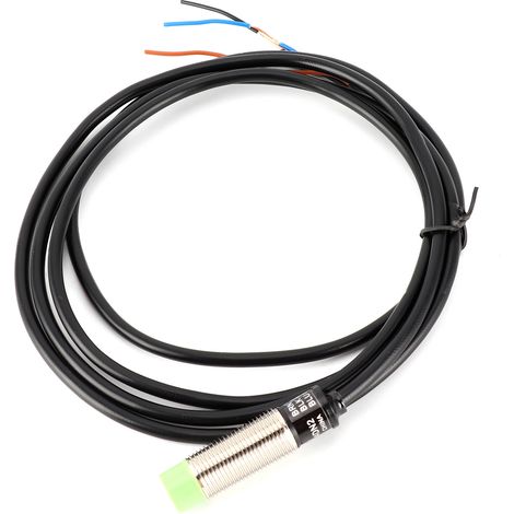 Détecteur de proximité cylindrique BERM® PR12-4DN2/-4DP2, capteur inductif 10-30VDC, 3 fils, interrupteur de proximité M12, version autorisée, compatible PR12-4DN2. (1/5)