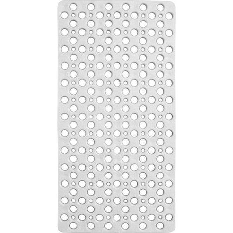 Tappeto vasca da bagno colore bianco 74 x 36 cm bama (1/2)