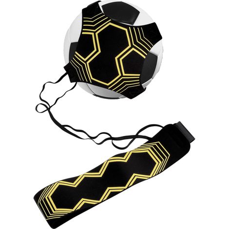 Entraîneur de frappe de football, outil d'entraînement avec ceinture de réglage flexible, adapté aux ballons de 3, 4 et 5 pouces. (1/3)