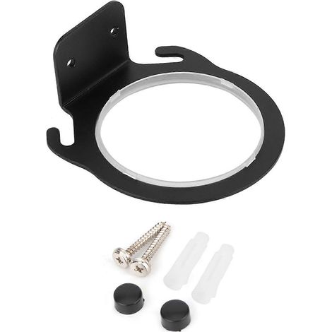 Wandmontierter Haartrocknerhalter aus Aluminium, Design-Badezimmerregal, stabiler wandmontierter Haartrocknerhalter, Aufbewahrungsregal für Zuhause (1/5)