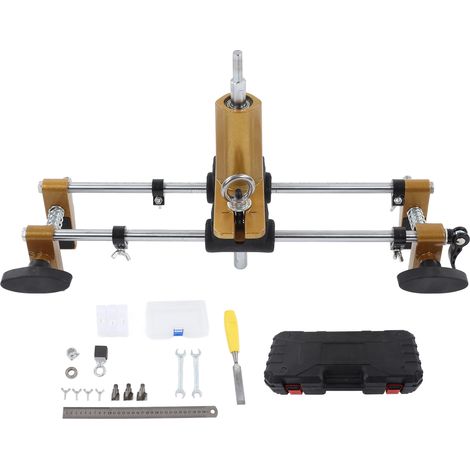 GARRYFIZH Kit d'ouverture de serrure Room Lock, positionnement précis, installation de double rail coulissant, outils de mortaisage (1/5)