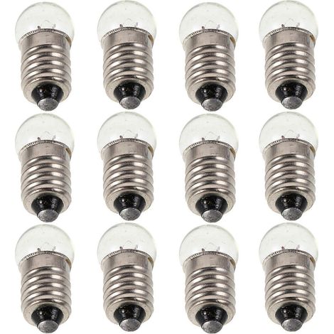 L'expérience a utilisé 12 ampoules miniatures à vis, enfermées dans du verre transparent, dont la tension était de 2,5 V et le courant de 0,3 A. (1/5)