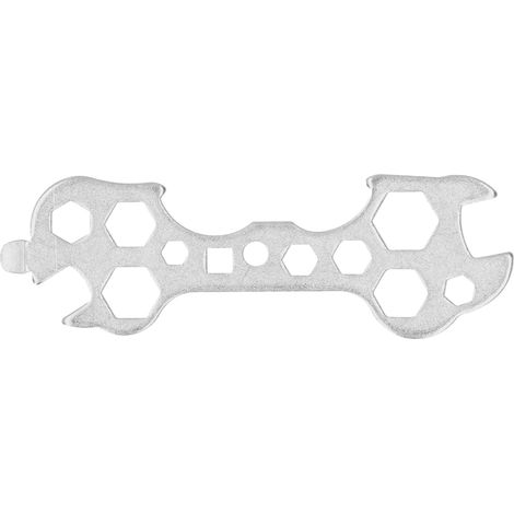 Clé Poreuse Vélo - Acier Inoxydable - 15,3 x 4,8 cm - Pour Réparation Cycliste sur Route ou en Plein Air - 1 Pièce (1/5)