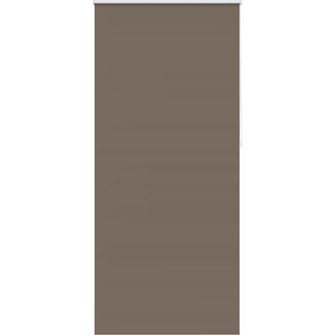 Roller blind blackout 124.4x230 cm Fabric Width 120 cm coffee vidaXL