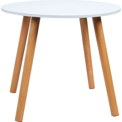 MINI Table basse gigogne-60Cm, Table D'Appoint Basse À 3 Pieds, Table De Fenêtre De Maison Moderne-Blanc (1/5)