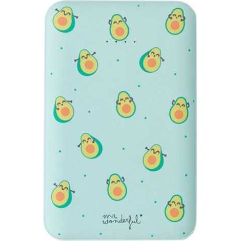 Batterie externe Mr. Wonderful Avocados WMRPWB002 5000 mAh Vert