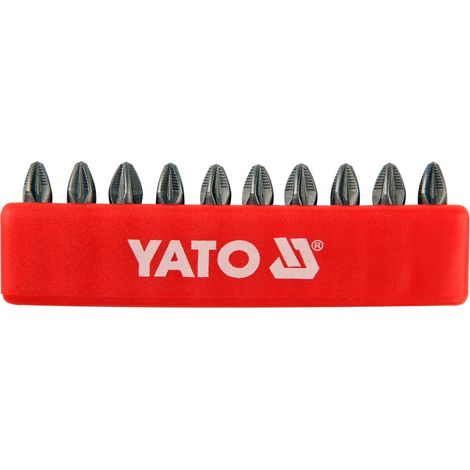 Set di punte da 1/4" (6,3 mm) PZ2x25mm 10 pezzi