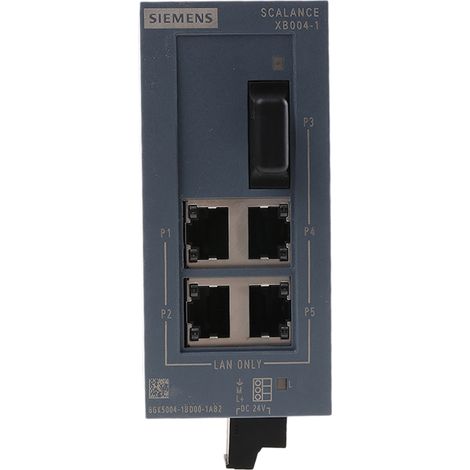 Switch Ethernet Siemens SCALANCE 4 Ports RJ45, 100Mbit/s, montage Rail DIN ( Prix pour 1 )
