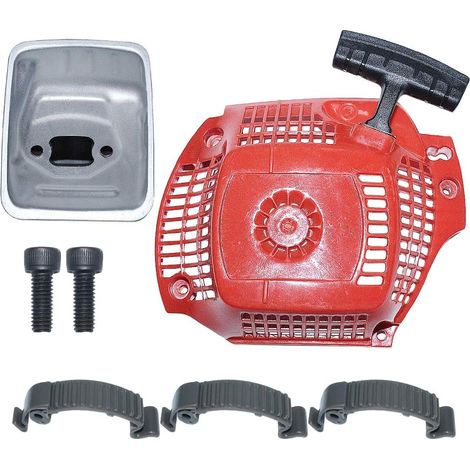 504597002 Boulon d'échappement du démarreur à rappel pour pièce de tronçonneuse Husqvarna 435 440 avec kit de clip de couverture supérieure. (1/5)
