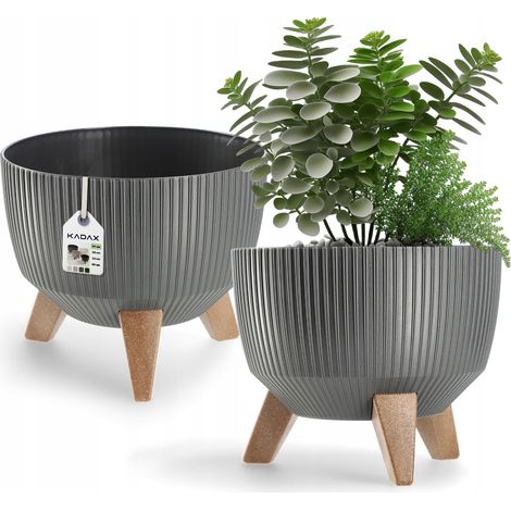 KADAX Macetero Macetero 24 cm Tapa Insertable Cuenco (1/5)