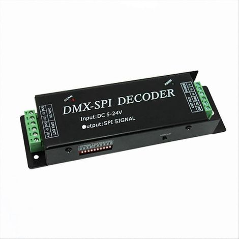 Décodeur WS2811/WS2812 vers SPI : 10 types de circuits intégrés de pixels différents, sélectionnables par commutateur DIP pour éclairage LED. (1/5)