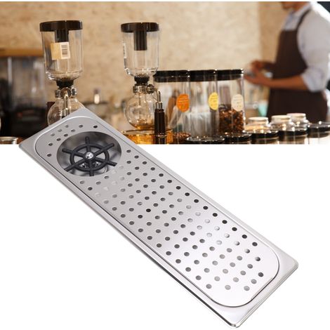 Lave-tasses en acier inoxydable 304 pour bars, salons de thé et cafés - Filtre à eau haute pression intégré avec tamis - Couleur d'origine - Modèle B (1/5)
