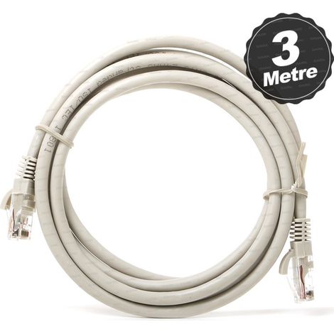 (3 pièces) 3 m - Câble réseau - Câble Internet