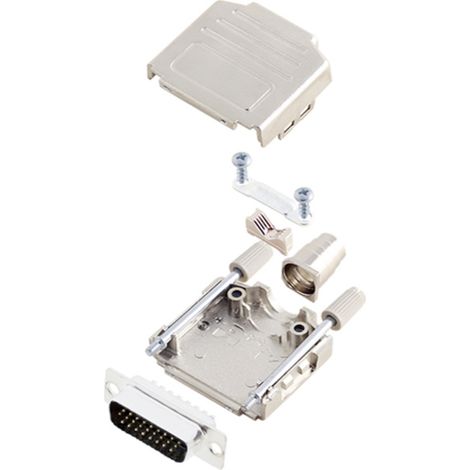 TRU COMPONENTS TCDPPK15MHDP26K 7709524 D-SUB Stiftleisten-Set 180 ° Polzahl: 26 Lötkelch 1 St.