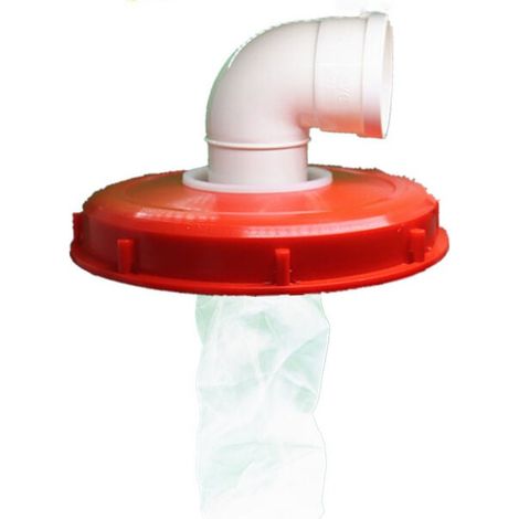 Couvercle de Réservoir IBC avec Filtre en Nylon Lavable pour Réservoir d'eau de Pluie IBC 1000 litres,Filtre À Couvercle IBC Accessoires de Réservoir IBC,Filtre à Eau de Pluie en Nylon (245mm quatre-v (1/5)