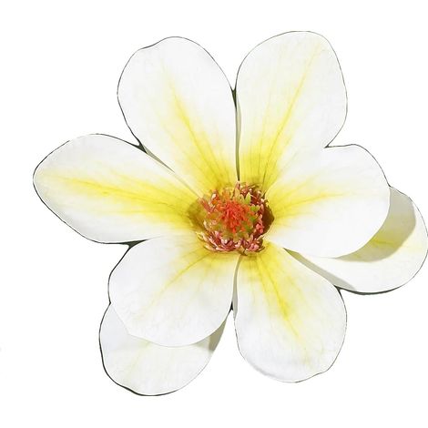 Árbol artificial, diseño realista, no requiere mantenimiento, flores blancas, 120 cm. (1/2)
