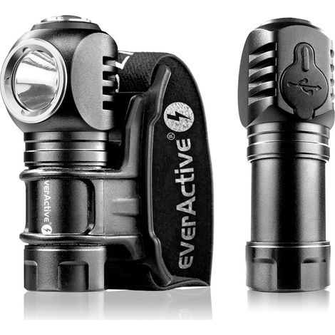 EVERACTIVE LAMPE DE POCHE LED 3 MODES DE FONCTIONNEMENT 10 W 500 LUMENS BOÎTIER EN ALUMINIUM RECHARGEABLE ÉTANCHE FL-55R DRIPPLE (1/5)