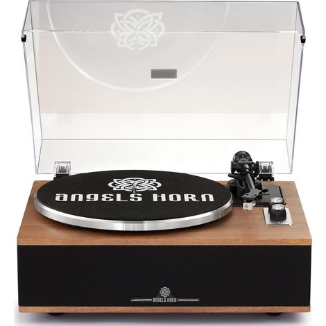 Platine Vinyle Bluetooth avec Enceintes intégrées Préampli phono intégré, cellule MM AT-3600L, tourne-disque à entraînement par courroie 33/45 tr/min, contrepoids réglable (1/5)