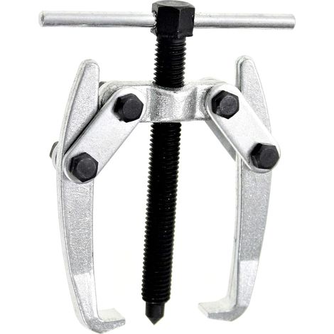 Extracteur de Roulement d'Engrenage à Deux Mâchoires 60mm, Outil de Retrait d'Extracteur de Roulement d'Engrenage en Acier au Carbone pour Voiture Moto Réparation Automatique (1/4)