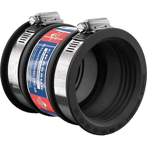 Adaptateur tuyau Type 1 CDC 068 plage de serrage 60-68mm EPDM, PN 0,6 bars (1/4)