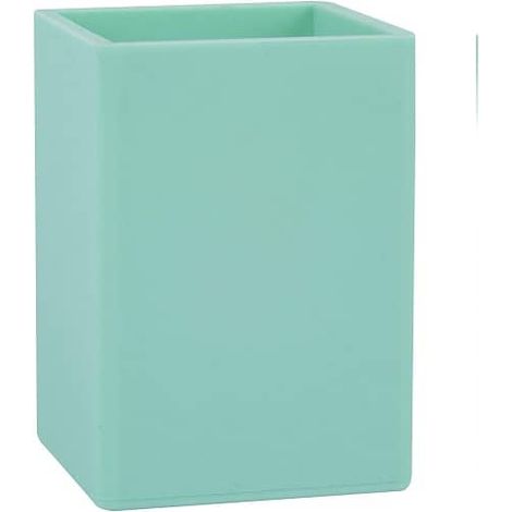 Portalapices silicona cuadrado  Verde (1/3)