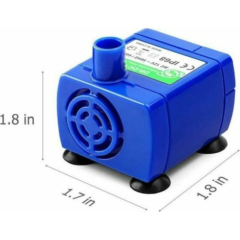 Pompe De Fontaine Pour Chat - Moteur De Remplacement Submersible - 5 V DC - 1 5 W - IP68 - Pour Fontaines 2 4 L Et 2 5 L - 1 Pièce (1/4)