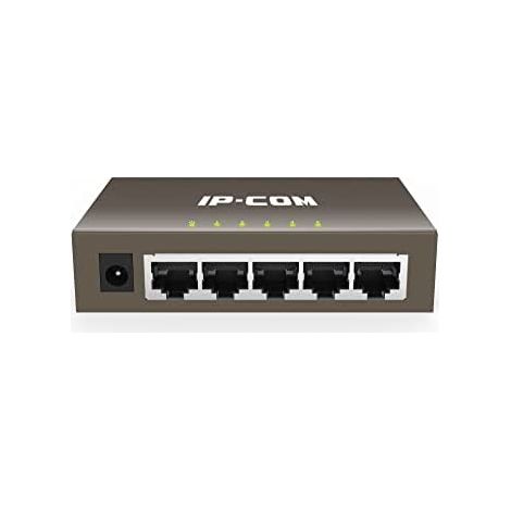 Switch 5p 10/100/1000 Gigabit No gestionable IP-COM / Carcasa metálica / G1005 (1/3)