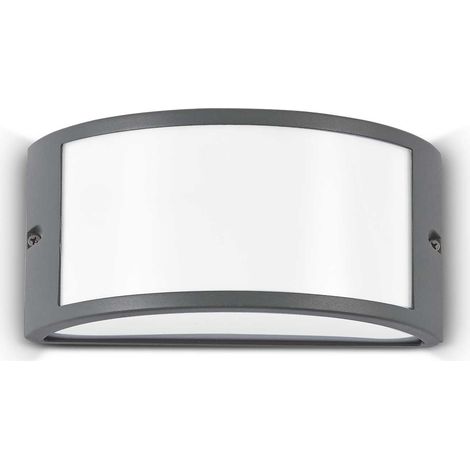 Ideal Lux Rex-1 - Applique murale d'extérieur à 1 ampoule anthracite IP44, E27