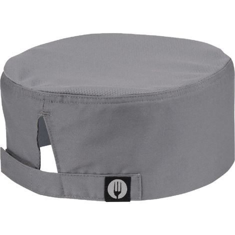 Calot de cuisine Cool Vent gris - CHEF WORKS (1/2)