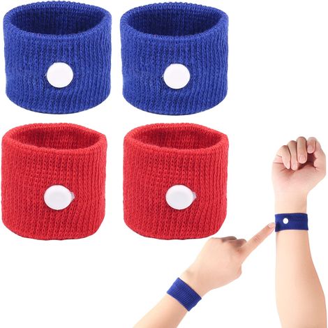 Bracelets anti-nausées, bracelets pour le mal des transports en voiture, bracelets de soulagement pour les voyages en avion le matin (1/5)