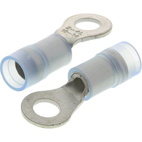 Cosses à œillet RS PRO, Isolé, Bleu, 2.5mm², M4.5 (8), 8.5mm