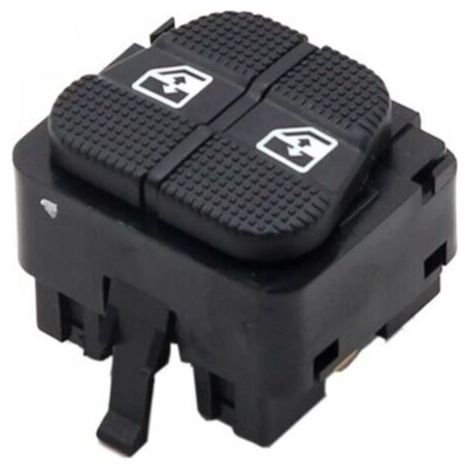 Volkswagen Golf - Commande de lève-vitre électrique - Interrupteur unique noir ABS avec connecteur (1/4)