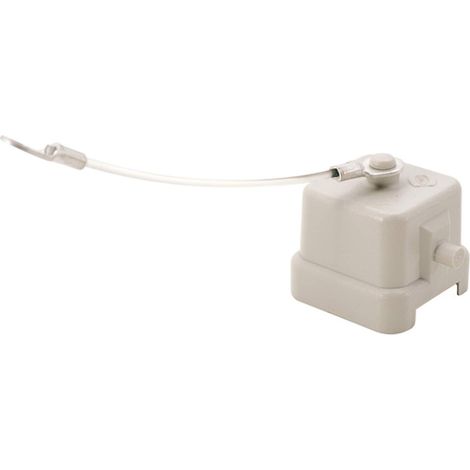 HARTING Schutzkappe 3A Kunststoff für 1 Bügel am Unterteil Verliersicherung mit kleiner Schlaufe mit montiertem Buchseneinsatz - 1 Stück