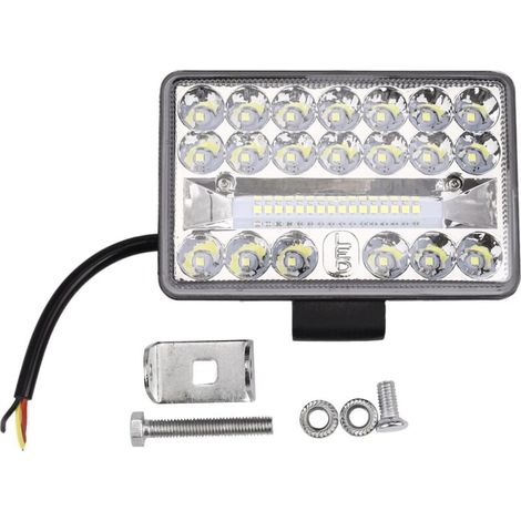 Lampe LED Travail 4 Pouces 108W 36LED Spot Carré 12V 24V Camion ATV Véhicule Hors Route (1/4)