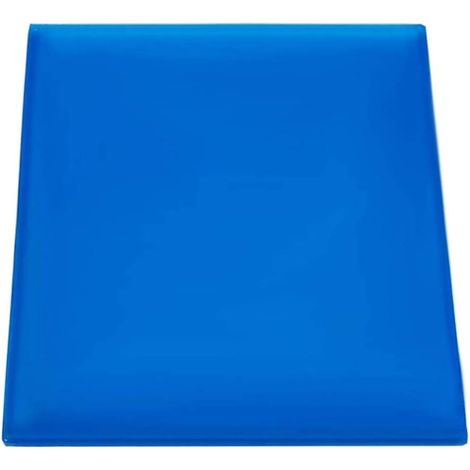 Motorcycle Seat Cushion Comfortable Gel Shock Absorbing Accessories Motorcycle Seat Cushion (25 x 25 x 2cm) Blue (1/5)