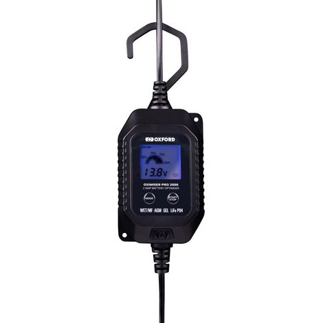 Caricabatterie Oxford per batterie di moto e auto Oximiser PRO 2000