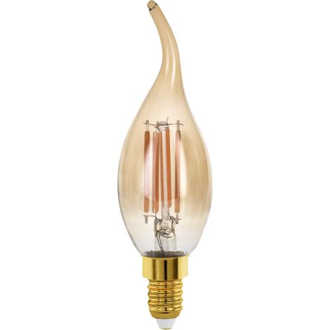 Eglo Ampoule LED E14 dimmable, lampe Edison à incandescence Golden Vintage (1/5)